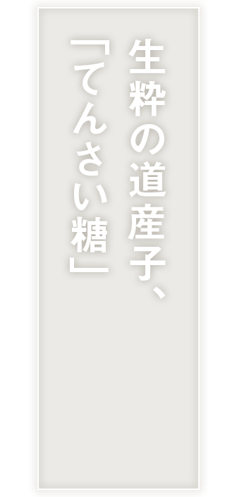生粋の道産子､｢てんさい糖｣