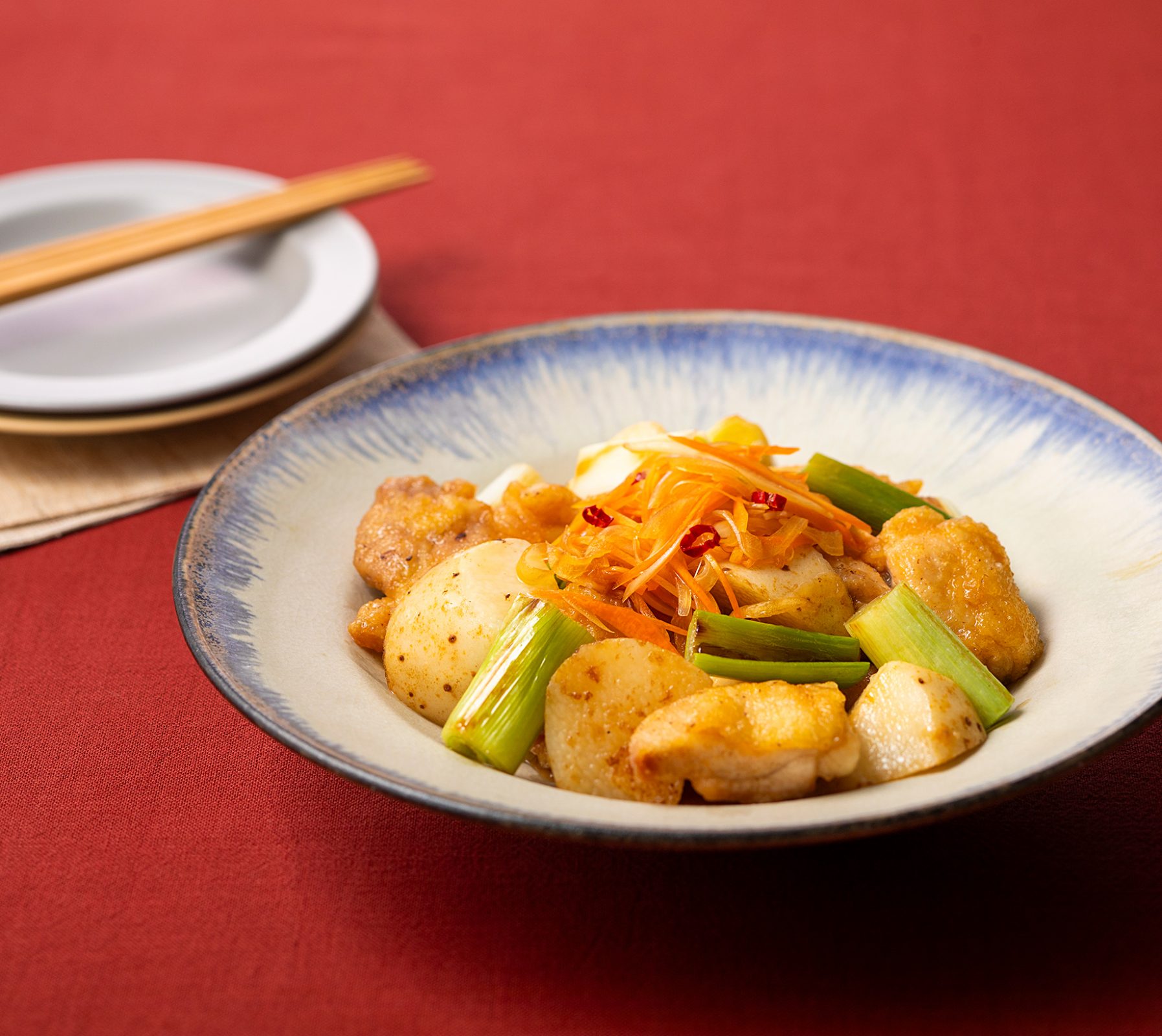 ながいもと鶏肉の南蛮漬け ゴロッとした具材をさっぱりと