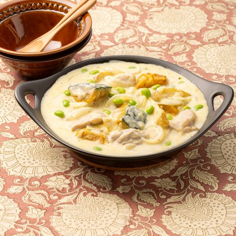 かぼちゃとポテトのシュクメルリ