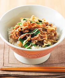 ねぎ豚マヨ丼