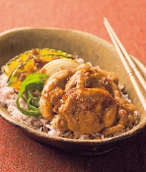 焼き野菜入り豚丼
