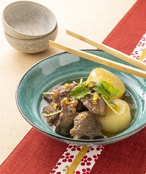 牛すね肉と風呂吹き大根の炊き合わせ