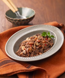 牛肉と金時豆の洋風しぐれ煮