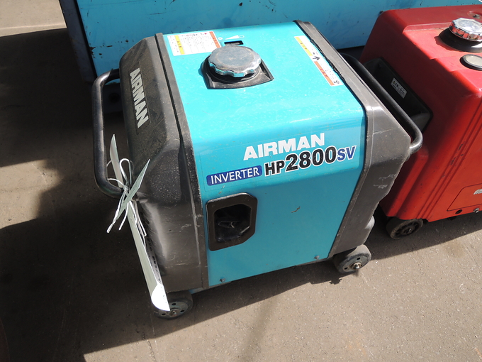 値下げしました。エアーマン2.8kw発電機 発電機 2.8kwのレンタルならレントオール奈良【奈良県・京都府南部】