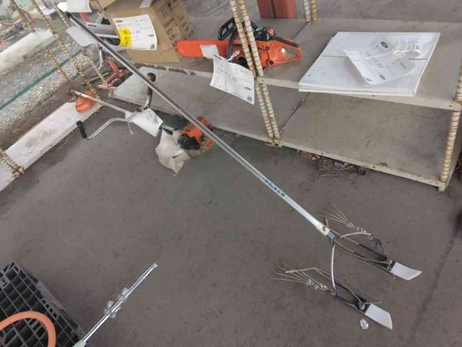 手押し式株間除草機