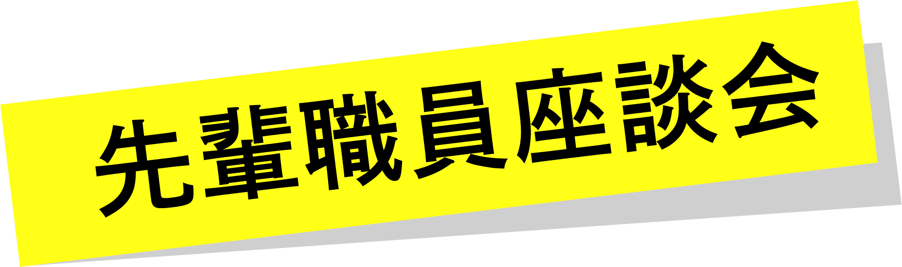 先輩職員座談会